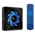 X96Q Max Smart Android 10 TV Box met Klok - 4GB RAM, 64GB ROM (Bulk)