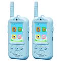 XM301 Walkie-talkie met dubbele lens voor kinderen - Blauw