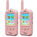 XM301 Walkie-talkie met dubbele lens voor kinderen - Roze