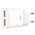 XO L92C Dubbele USB Reislader - 2.4A - Wit