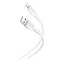 XO NB212 USB-naar-Lightning-kabel - 1m/2.1A - Wit