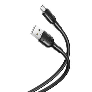 XO NB212 USB naar MicroUSB-kabel - 1m, 2,1A