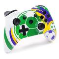 XSX water transfer print 2.4G draadloze gamecontroller - Voetbal / Groen