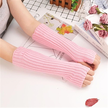 XT-0016 Winter Vingerloze Handschoenen - 30cm - Roze
