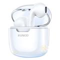XUNDD X17 Bluetooth 5.3 oortelefoon met lage latentie TWS hoofdtelefoon met oplaadetui - Wit