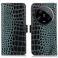 Xiaomi 14 Ultra Crocodile Series Wallet Leren Hoesje met RFID