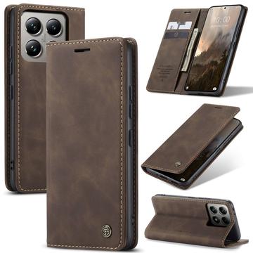 Xiaomi 14T Pro Caseme 013 Series Portemonnee Hoesje - Koffie