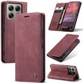 Xiaomi 14T Pro Caseme 013 Series Portemonnee Hoesje - Wijnrood