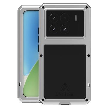 Xiaomi 15 Pro Love Mei Powerful Hybride Hoesje - Zilver