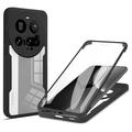 Xiaomi 15 Ultra 360 Bescherming Hoesje - Zwart / Doorzichtig