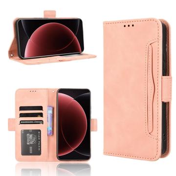 Xiaomi 15 Ultra kaarthouder portemonnee hoesje - Roze