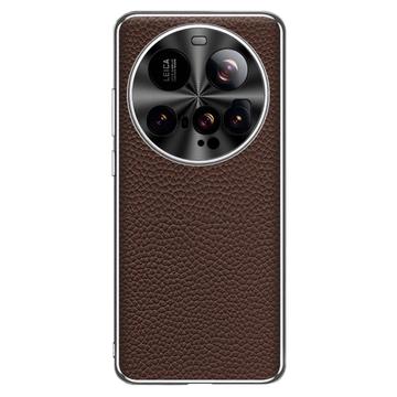 Xiaomi 15 Ultra Leren TPU-hoesje - Bruin