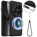 Xiaomi 15 Ultra Liquid Siliconen Hoesje - MagSafe Compatibel - Zwart