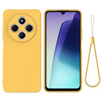 Xiaomi 15 Ultra Vloeibare siliconen hoesje met polsbandje