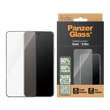 Xiaomi 15 Ultra PanzerGlass Ultra-Wide Fit Screenprotector - Zwarte Rand