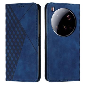 Xiaomi 15 Ultra Ruitpatroon Portemonnee Hoesje met Magnetische Sluiting