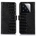 Xiaomi 15T Crocodile Series Wallet Leren Hoesje met RFID