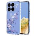 Xiaomi 15T Pro TPU-hoesje met bloemenpatroon - Paars