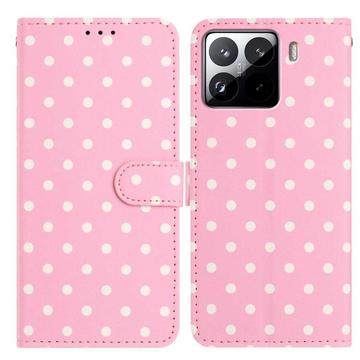 Xiaomi 15T Pro Polka Dot-patroon Portemonnee Hoesje
