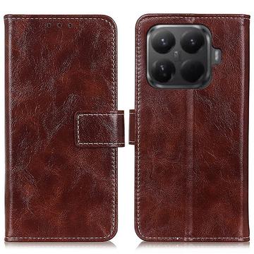 Xiaomi 15T Pro Portemonnee Hoesje met Standaard - Bruin