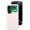 Xiaomi 17 Liquid Silicone Hoesje - Grijs Roze