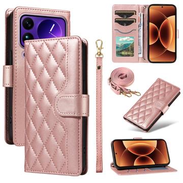 Xiaomi 17 Pro Max Luxe Gewatteerd Portemonnee Hoesje