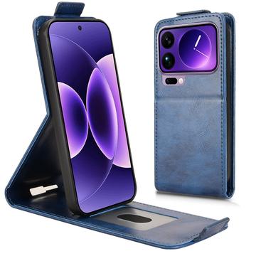 Xiaomi 17 Pro Max Verticale Flip Hoesje met Standaard