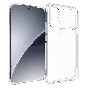 Xiaomi 17 Pro Schokbestendig siliconen hoesje - Doorzichtig