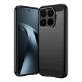 Xiaomi 17T Geborsteld TPU Hoesje - Koolstofvezel