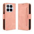 Xiaomi 17T Pro kaarthouder portemonnee hoesje - Roze