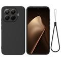 Xiaomi 17T Pro Vloeibare siliconen hoesje met polsbandje