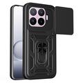 Xiaomi 17T Pro Roterende ring hybride hoesje met camera schild