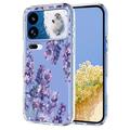Xiaomi 18 Pro Max TPU-hoesje met bloemenpatroon - Blauweregen
