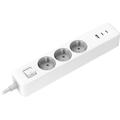 Xiaomi 20W-stekkerdoos 2C1A - EU-stekker, 2x USB-C, USB-A - Wit