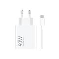 Xiaomi 90W Reislader met USB-C Kabel - Wit