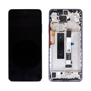 Xiaomi Mi 10T Lite 5G Voorzijde Cover & LCD Display 5600030J1700 - Blauw