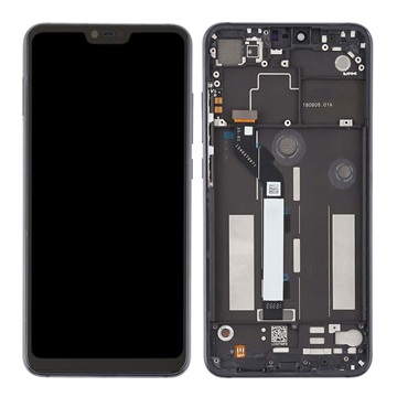 Xiaomi Mi 8 Lite Voorzijde Cover & LCD Display - Zwart