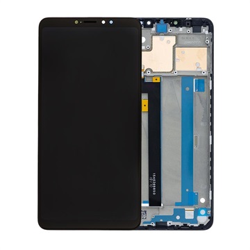 Xiaomi Mi Max 3 Voorzijde Cover & LCD Display - Zwart