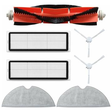 Xiaomi Mijia 1C Robot Stofzuiger Vervangingsborstel, Filter & Mopset - 7 stuks.