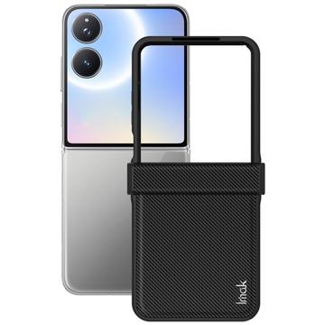 Xiaomi Mix Flip 2 Imak Ruiyi Hybride Hoesje - Koolstofvezel - Zwart