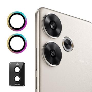 Xiaomi Redmi Turbo 3/Poco F6 Hat Prince Camera Lens Glazen Protector - Kleurrijke