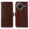 Xiaomi Poco F7 Pro Crocodile Series Wallet Leren Hoesje met RFID
