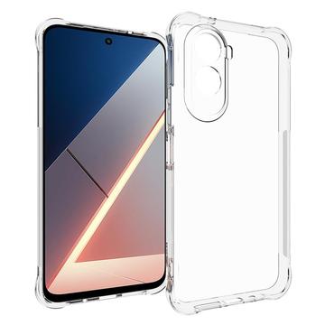 Xiaomi Poco M7 Plus/M7 4G Schokbestendig siliconen hoesje - Doorzichtig