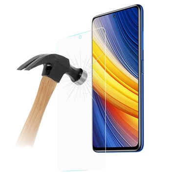 Xiaomi Poco X3 Pro Glazen Screenprotector - 9H, 0.3mm - Doorzichtig