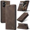 Xiaomi Poco X7 Pro Caseme 013 Series Portemonnee Hoesje - Koffie