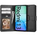 Xiaomi Redmi 13 Tech-Protect Portemonnee Hoesje met Magneet & Standaard - Zwart