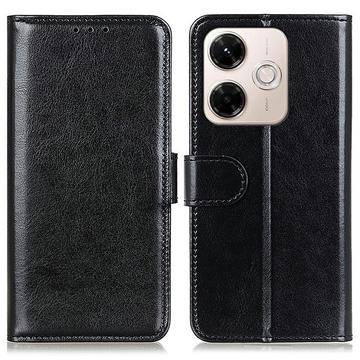 Xiaomi Redmi 13x Portemonnee Hoesje met Standaard - Zwart