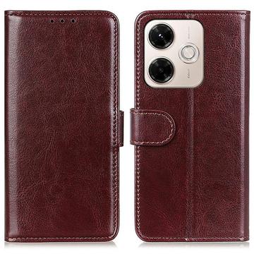 Xiaomi Redmi 13x Portemonnee Hoesje met Standaard - Bruin