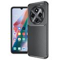 Xiaomi Redmi 14R/14C/Poco C75 Beetle Koolstofvezel TPU Hoesje - Zwart