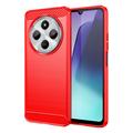 Xiaomi Redmi 14C Geborsteld TPU Hoesje - Koolstofvezel